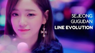 Sejeong (gugudan) - Line Evolution | 2018