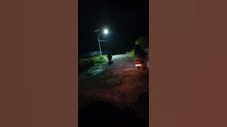 perjalanan malam. di kalimantan timur. penajam. paser utara