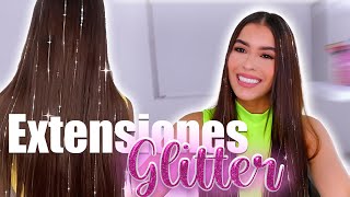 Como colocar extensiones de glitter PASO A PASO - Sara Montoya H