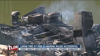 Large Pier 51 Marina Fire Ruled Accidental