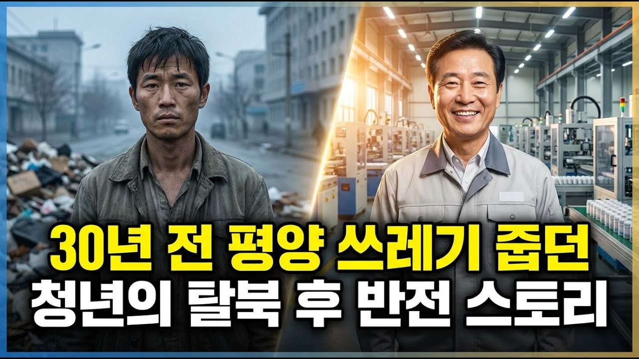 30년 전 평양에서 쓰레기 줍던 탈북 청년의 반전 스토리