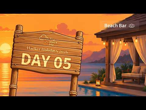 Hacker Holidays 2026 | Day 5 Beach Bar | TryHackMe