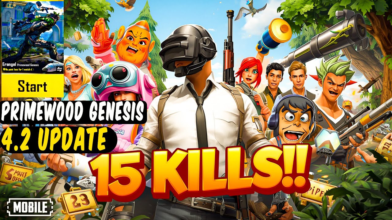 PRIMEWOOD GENESIS 4.2 IS CRAZY 🔥 15 KILLS DOMINATION  PUBG Mobile