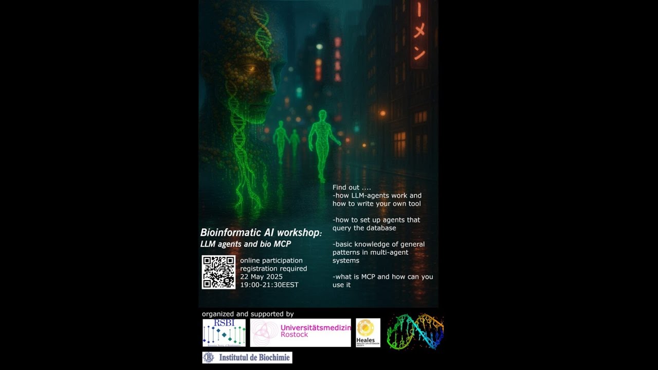 AI bioinformatics workshop LLM agents and bioinformatic MCP servers