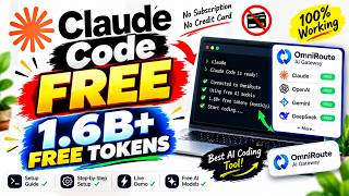 Claude Code Free Unlimited 🔥 1.6B+ Free Tokens daily with OmniRoute (No Clickbait)