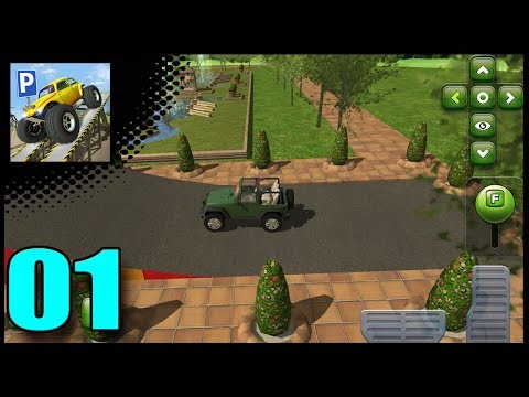 Obstacle Course Extreme Car Parking Simulator 01 - iPhone Driving Sim Gameplay Review