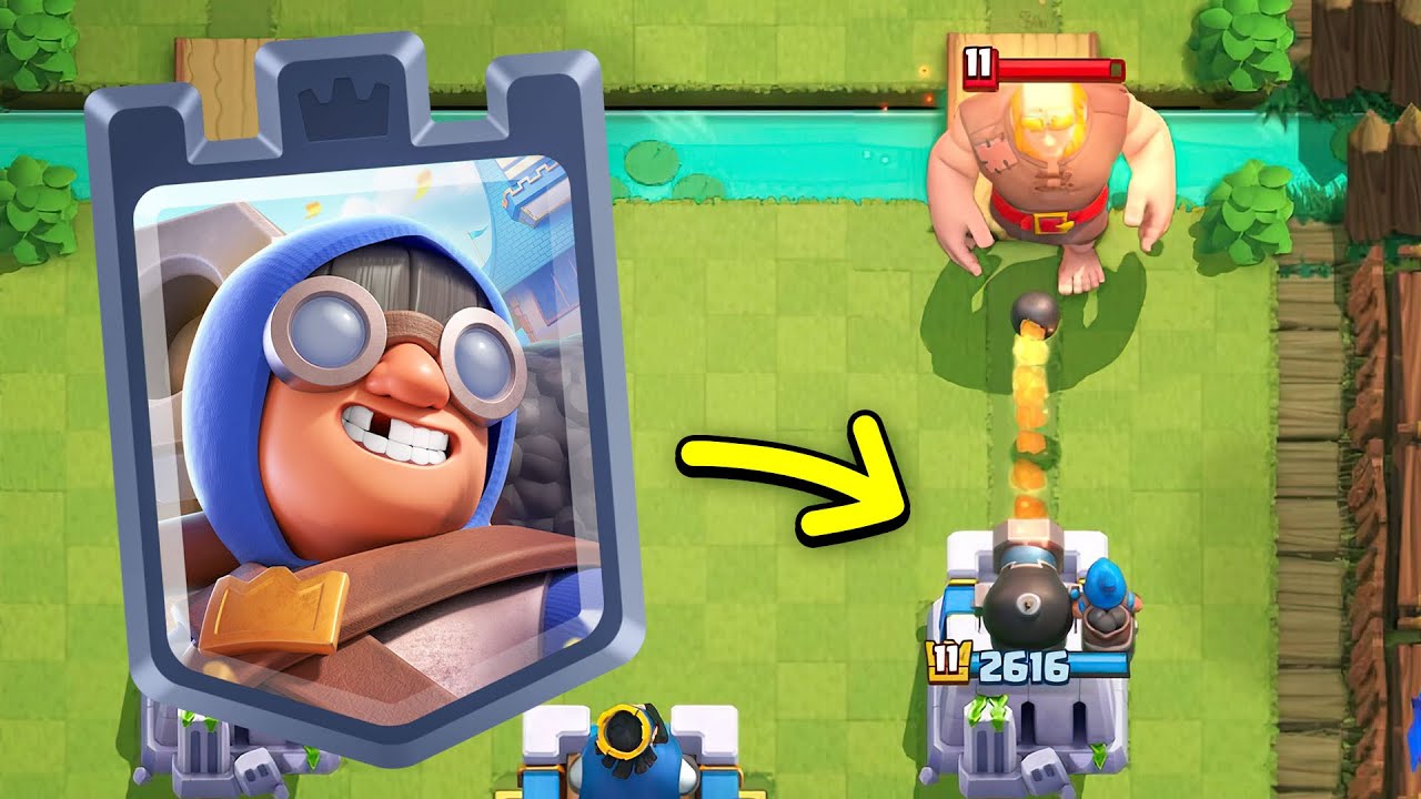 *FIRST* Cannoneer Tower Troop Gameplay Clash Royale Messed Up! YouTube