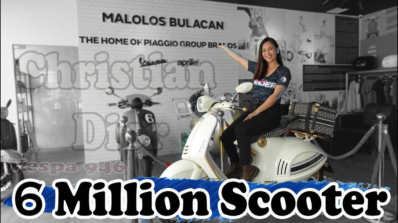 Christian Dior Vespa of MotoScoot