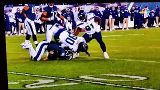 Carson Wentz out head injury update Eagles/Seahawks
