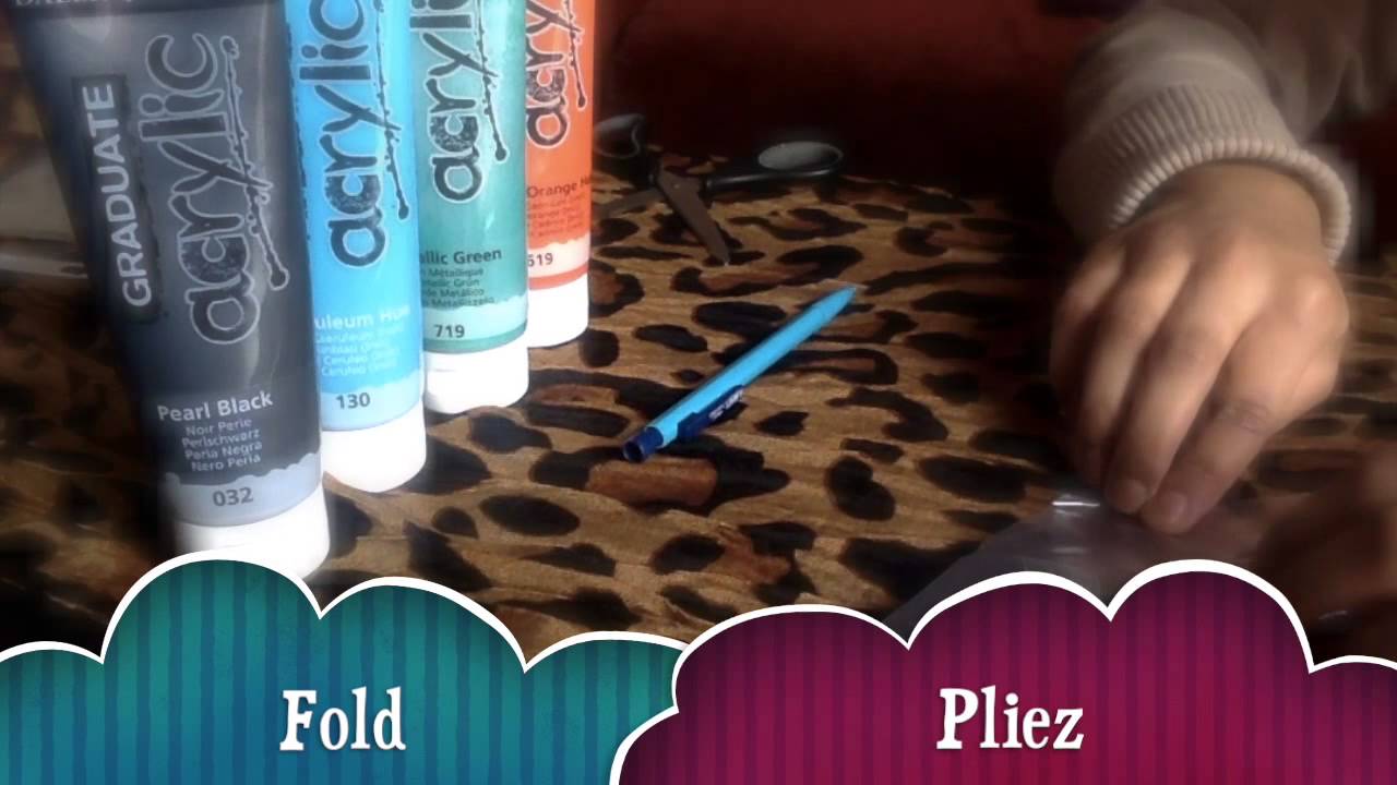 A&F How to make acrylic paint cone at home ? English/French