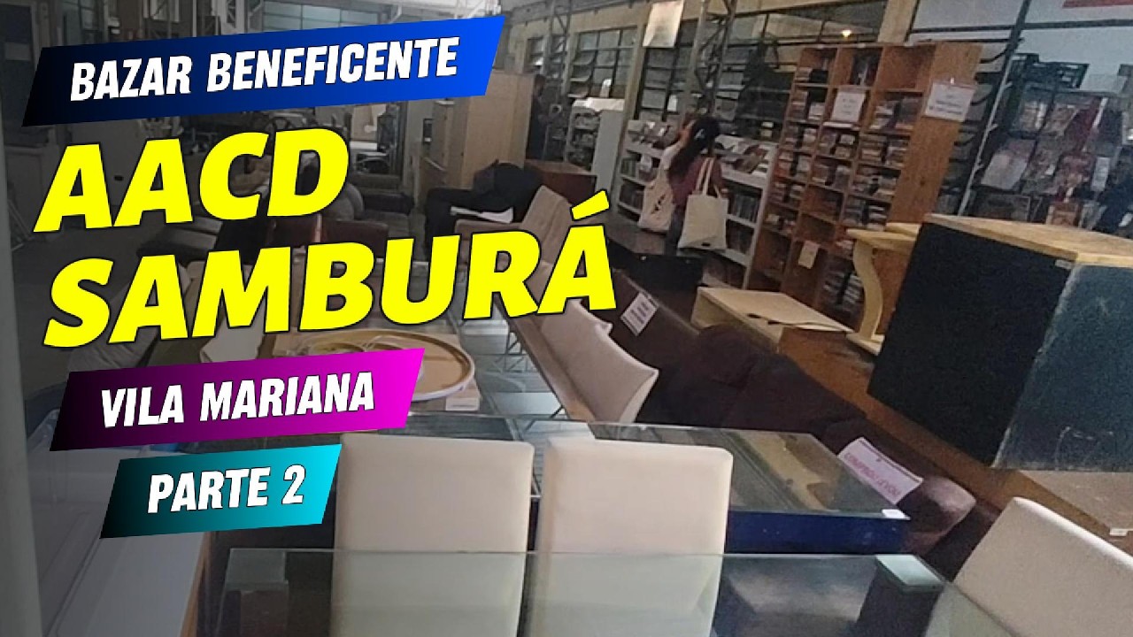 Bazar AACD Samburá (Parte 2): Móveis, Eletrônicos, LPs, CDs e MUITO Mais! Tem de Tudo!