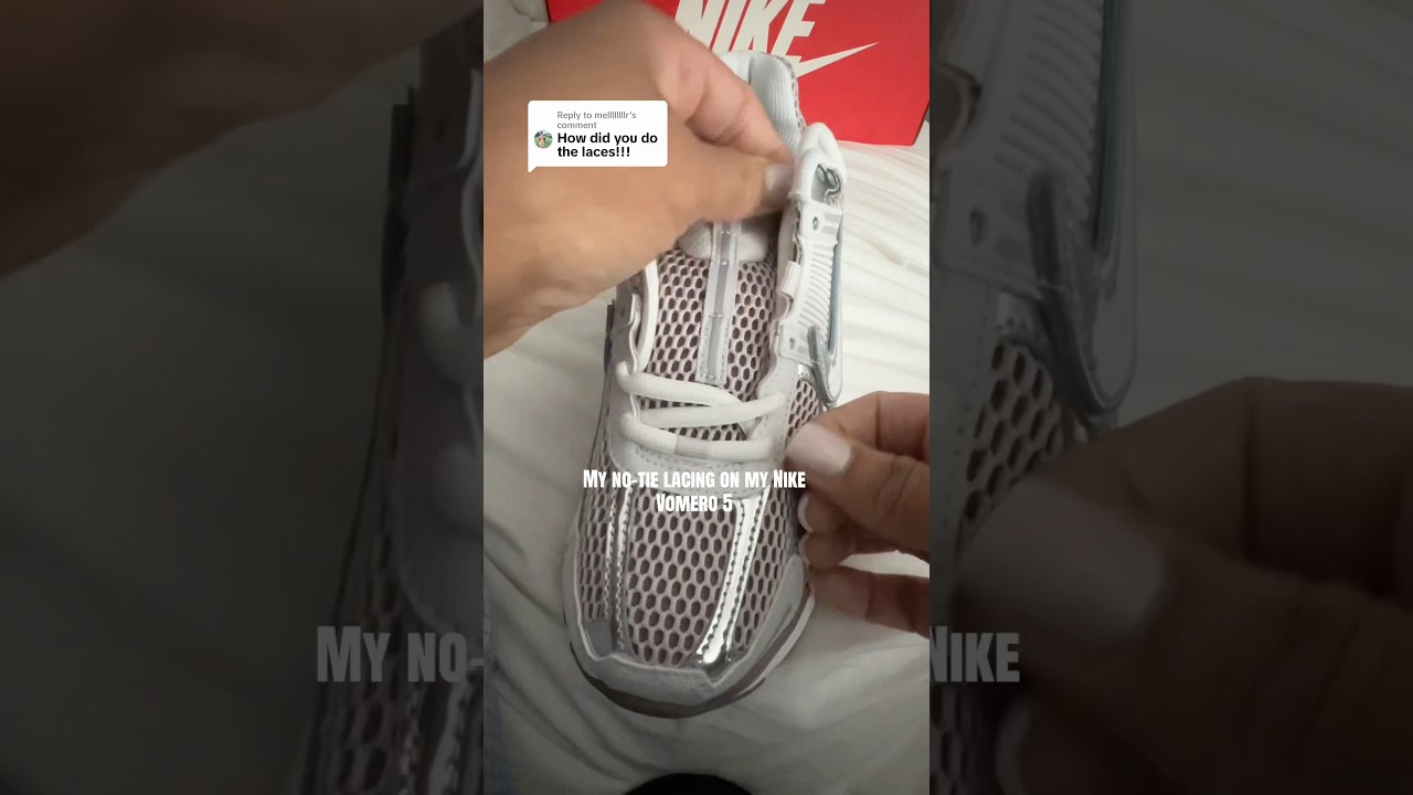 Easy No-Tie Lace Tutorial for Everyday Sneakers.. #shoelaces #tutorial #shorts