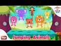 Jumping animals and many mores  popular jumping action song collections by superkid tv