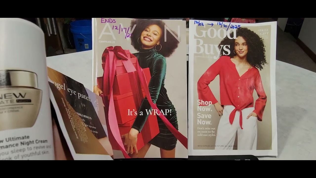 Campaign 25-2025 Brochure and Campaign 1-2026 What's New.  Last Brochure for Christmas orders. 1/2