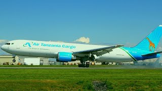 HI HAPA NI HATARI NDEGE KUBWA MPYA YA CARGO AIR TANZANIA BOEING 767-300F  | AIR TANZANIA NDEGE MPYA