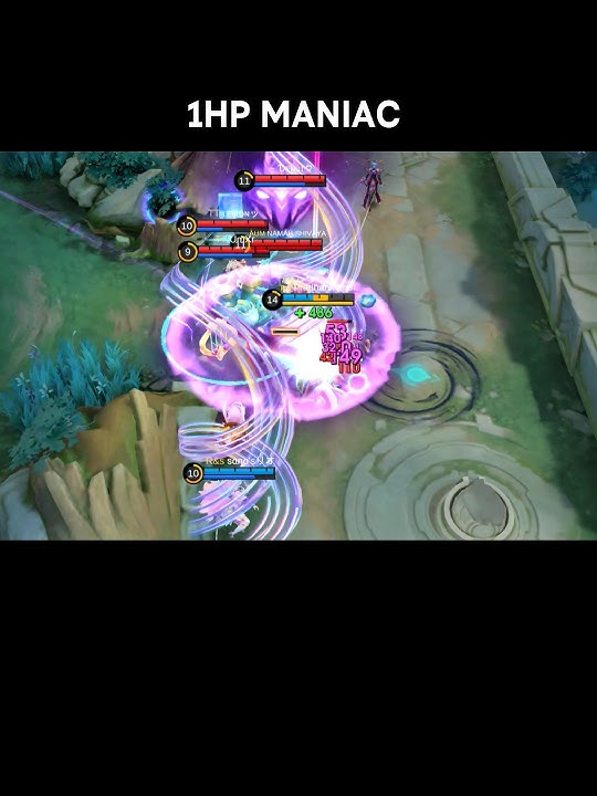 1 HP Maniac ☠️🤯 #mobalegends5v5 #moba5v5pippin #moba5v5english #shorts