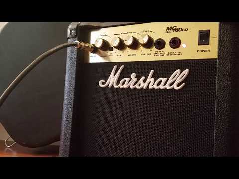 Marshall MG 10CD small amp Sound Test - YouTube