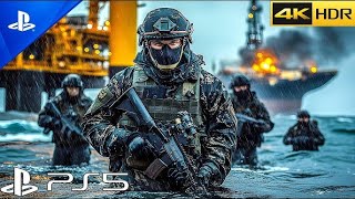 (PS5) US NAVY ATTACK ON RUSSIAN BASE | Realistic ULTRA Graphics Gameplay 4K60FPS HDR Call Of Duty