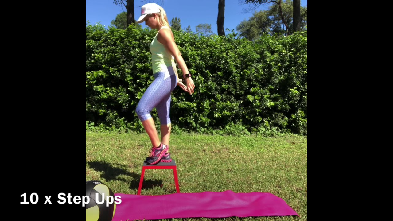 Michelle Riley Fitness Michelle Riley Fitness - Outdoor / Indoor Workout 2 - YouTube