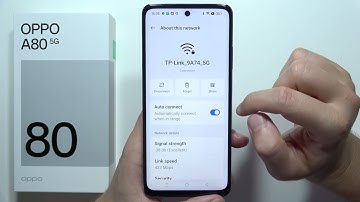OPPO A80 5G: How to Find WiFi Password?