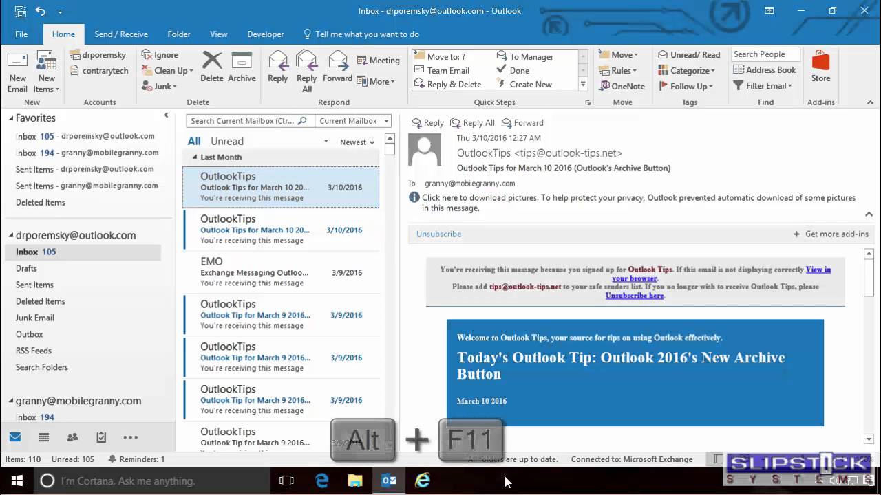 Use A Macro To Zoom In Outlook Email YouTube