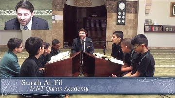 Surah Al Fil 105 correct Tajweed With Rihabi تعليم تلاوة سورة الفيل الشيخ ارحابي