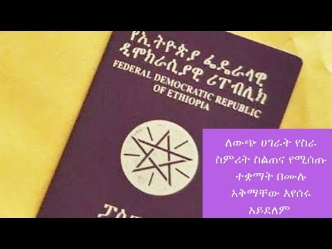 Ethiopia: ለውጭ ሀገራት የስራ ስምሪት ስልጠና የሚሰጡ ተቋማት በሙሉ አቅማቸው እየሰሩ አይደለም