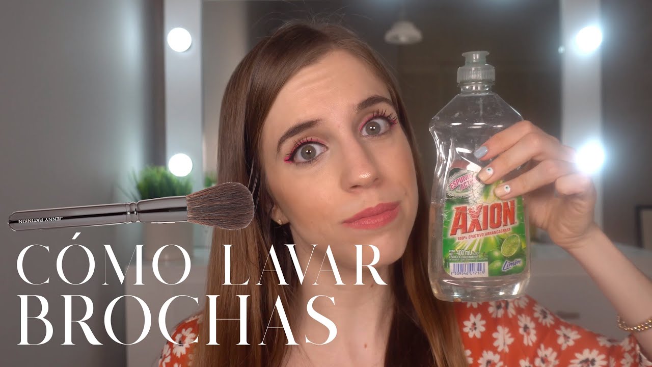 LAVA TUS BROCHAS DE MAQUILLAJE SIN GASTAR 1 PESO