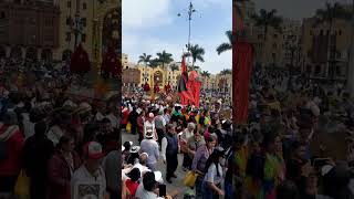 Pasacalle por la Plaza Mayor en Honor al Sr. de Qoylluritti Cusco 2023