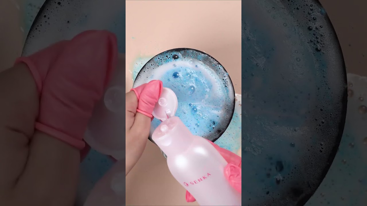 I made blue face mask 