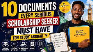 10 Documents Every Serious Scholarship Seeker Must Have for Study Abroad 🌍