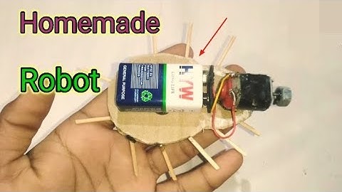 Diy How To Make Mini Robot Spider Self Moving Easy Experiment