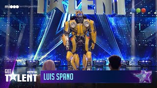 Luis Spano - El baile del robot | Audiciones | Got Talent Argentina 2023