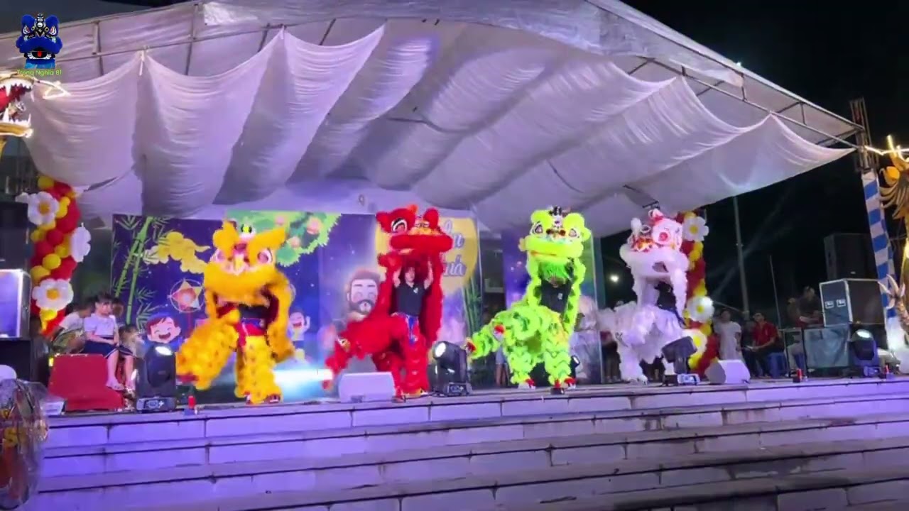 Trung Thu 2024 - Múa Lân Nhảy Theo Nhạc