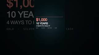 GOLD, SILVER, BITCOIN, CASH.