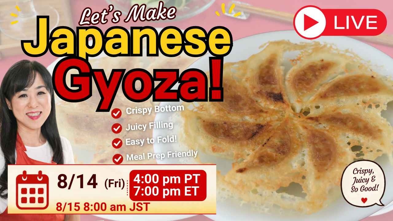 Let’s Make Perfect Crispy Gyoza Together! 🥟 (Live Q&A + Prep Tips)