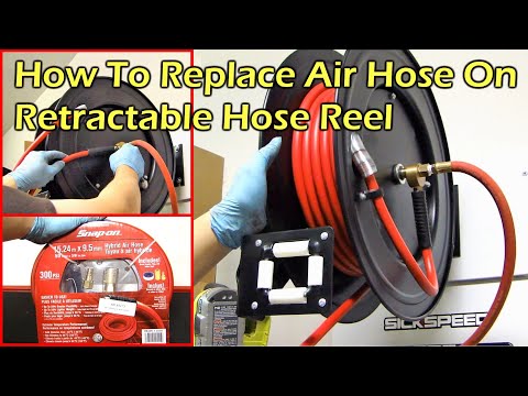 How To Replace Air Hose on Retractable Hose Reel 