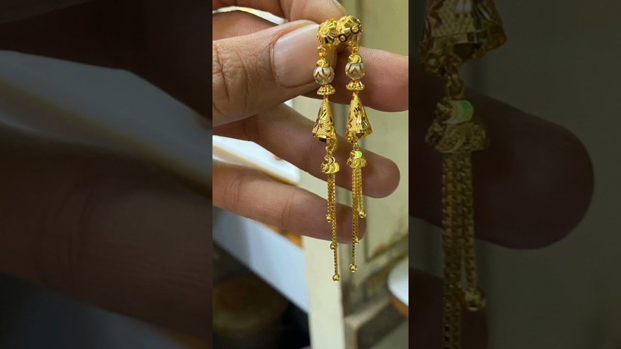 Savita Sui Dhaga - Sui Dhaga - Gold Earrings - Gold | Gold earrings designs,  Gold jewelry fashion, Ear jewelry