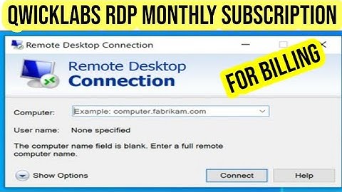 Qwicklabs RDP Monthly Subscription Trick || How to Creat Google Cloud RDP || Rdp mathod