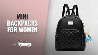 Top 10 Mini Backpacks For Women [2018]: Women Leather Backpack Purse Satchel School Bags Casual