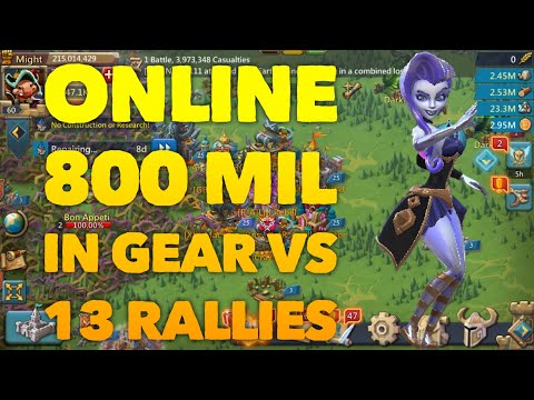 800 MIL IN FURY VS 13 RALLIES Lords Mobile
