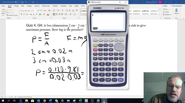 Quiz 4, Q4. Finding the largest pressure from a box with three different side lengths.