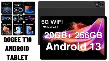 DOOGEE T10 Plus 2K Display Android Tablet with Octa-Core Processor and 8250mAh Battery