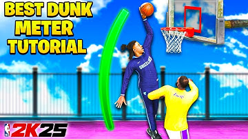 How To Use NEW DUNK METER in NBA 2K25! (NBA 2K25 CONTACT DUNKS)