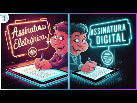 Vídeo: Diferença Entre Assinatura Digital E Assinatura Eletrônica