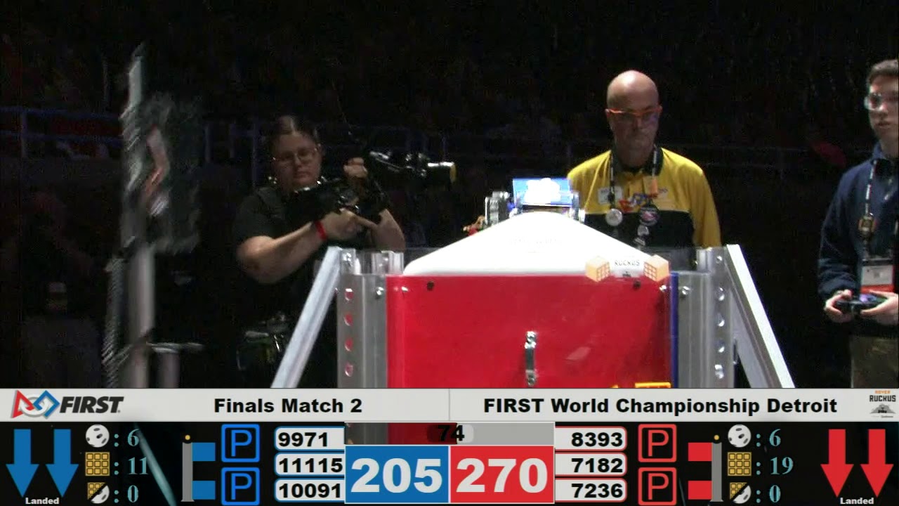 FTC Rover Ruckus Detroit Worlds Finals 2