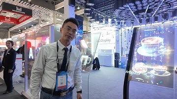 CEOLED Transparent OLED Displays at ISE 2025 AI Avatar, Real-Time Translation, Smart Digital Signage