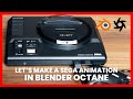 Make an AMAZING Sega MegaDrive Animation in Blender Octane