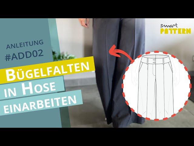 falte in hose bügeln
