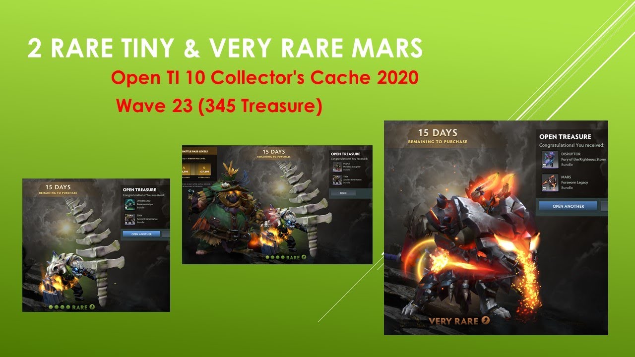 Open TI 10 Collector's Cache 2020 Wave 23 (345 Treasure) - YouTube